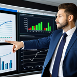 **

"A professional financial advisor in a modern office setting, fully clothed in a modest business suit, explaining investment strategies with charts and graphs on a screen. The advisor is pointing to key data points. Safe for work, professional, perfect anatomy, well-formed hands, appropriate attire, natural pose, high quality."

**