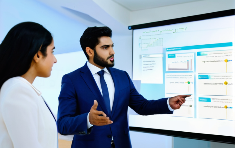 펀드투자상담사 시험 준비에서 주의할 점 - **Prompt:** A sophisticated, modern Arab female investor, in her late 20s to early 30s, dressed in e...