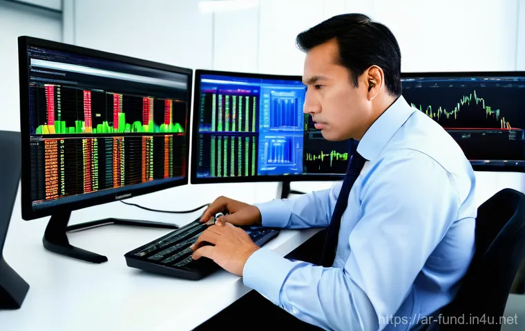 펀드투자상담사 관련 인턴십 경험 공유 - **Prompt:** A professional and reassuring financial consultant, a woman in her late 30s, dressed in ...