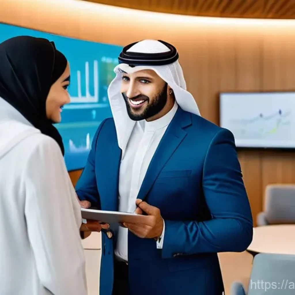 펀드투자상담사와 고객 데이터 관리 방법 - **A highly professional and warm female financial advisor, dressed in a modest business suit, gently...