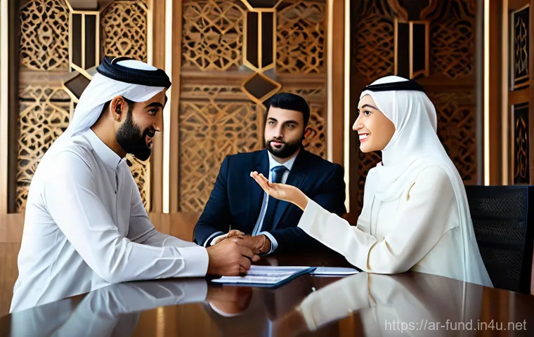 펀드투자상담사와 관련된 금융 상품 사례 - **Prompt 1: A Trusted Financial Advisor Session in the Arab World**
    A highly detailed, realistic...