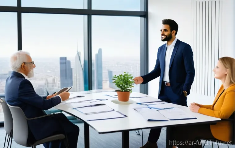 펀드투자상담사로서 필요한 소프트 스킬 - **Prompt:** "An empathetic Arab financial advisor, dressed in a tailored modern suit or a smart, wel...