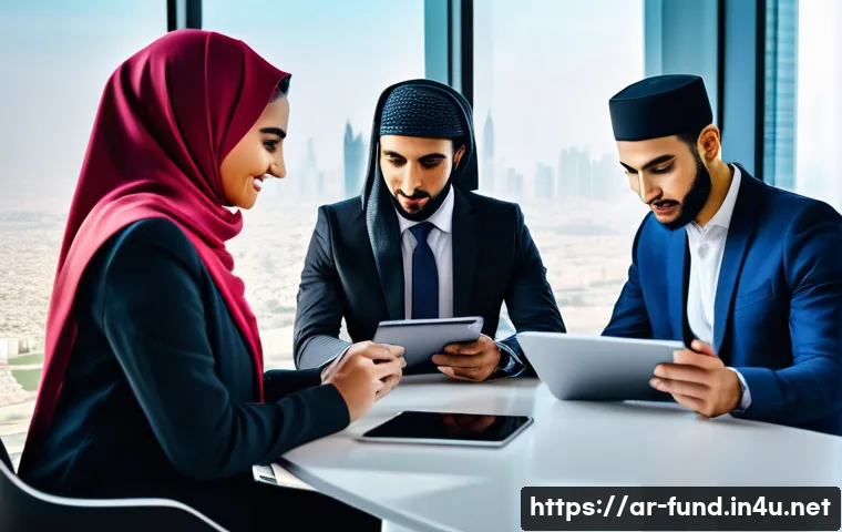 펀드투자상담사 취업 성공 스토리 - FinTech Innovation in a Modern Arab Financial Hub**

A sophisticated, realistic, and high-resolution...