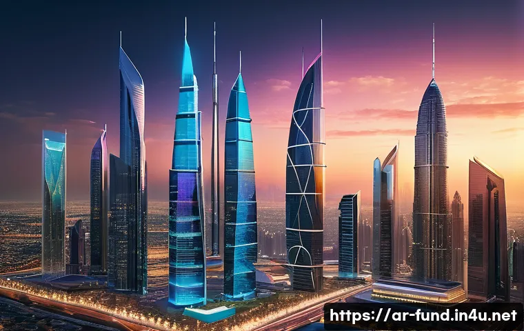 펀드투자상담사로서 경력 전환 사례 - **Prompt 1: The Future of FinTech in a Dynamic Arab Metropolis**
    A vibrant, medium-wide shot cap...