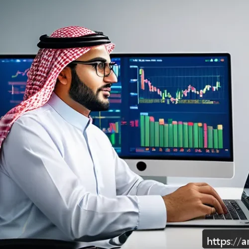 Home 32 펀드투자상담사 자격증의 직무 적용성 - A professional Middle Eastern male financial advisor in a modern office, wearing a tailored business...