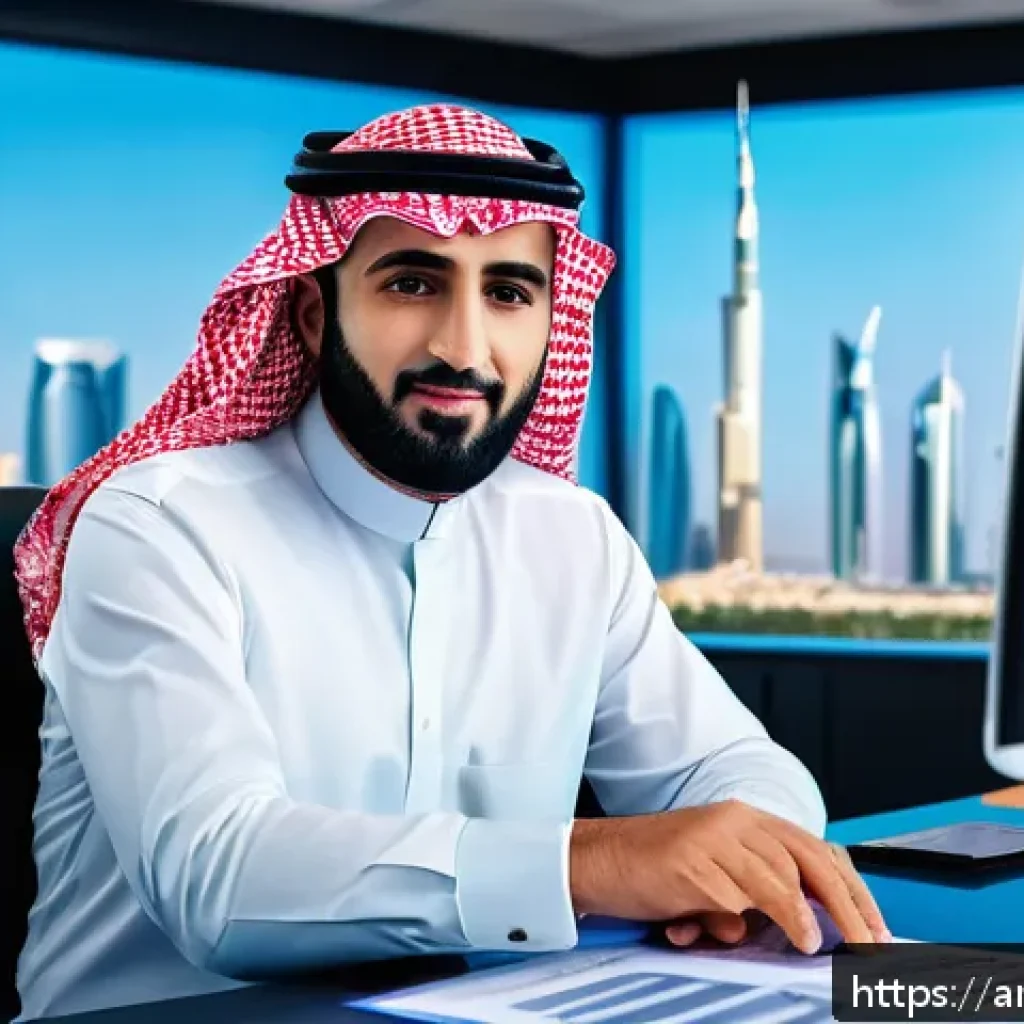 펀드투자상담사 자격증 응시자격 검토 - A professional Middle Eastern financial advisor in formal business attire, sitting confidently at a ...